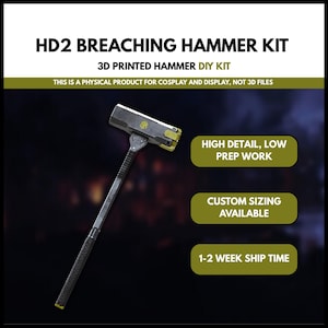 HD2 Breaching Hammer 3D Print Kit