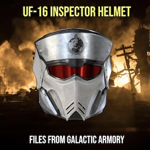 Helldivers 2 Helmet UF-16 Inspector DIY Kit