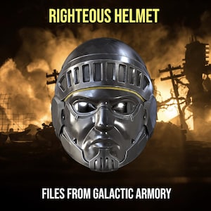 Righteous Helldivers Helmet 3D Print DIY Kit