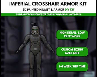 Kit de cosplay DIY impreso en 3D de la armadura imperial Crosshair de Star Wars (Bad Batch)