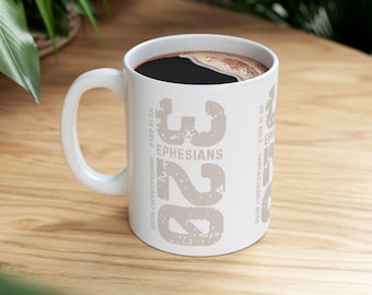 Epheser 3:20 Christliche Keramiktasse, Inspirationsgeschenk