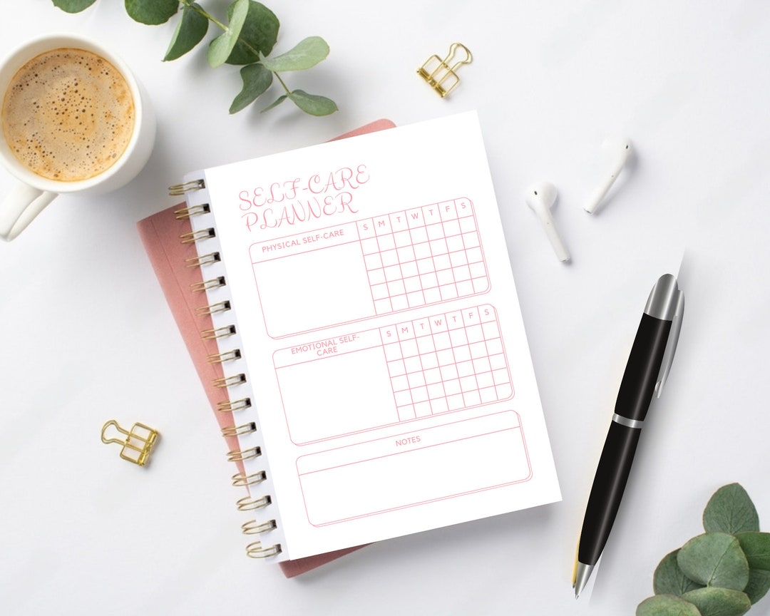 Self Care Checklist Self-care Planner Selfcare Journal - Etsy