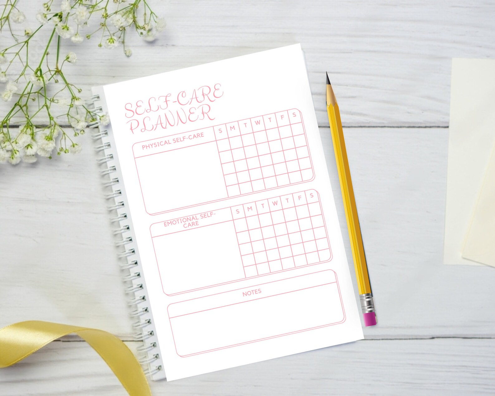 Self Care Checklist Self-care Planner Selfcare Journal - Etsy