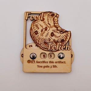 0-99 MTG Food Token-teller/houtproxy