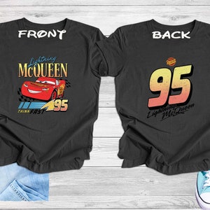Vintage Lightning Mcqueen Tank Top Shirt, 95 Lightning Mcqueen Shirt, Radiator Springs Tee, Rusteze Cars Tank Top Tee, Family Vacation Shirt