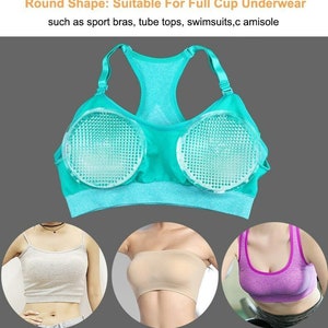 18 Pairs Triangle Sports Bra Pads Inserts Women Push Up Breast Bra Insert  Pads A-e