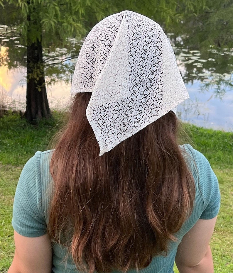 Tower of Ivory Church Veil Bandana Style Etsy
