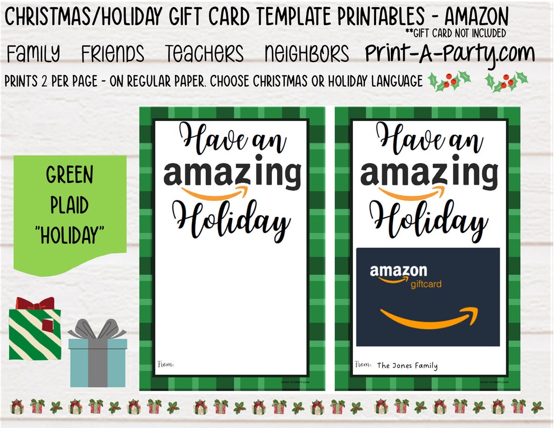gift-card-amazon-christmas-holiday-templates-amazon-christmas-gift-card-amazon-holiday-gift-card-printables-green-plaid-holiday-etsy