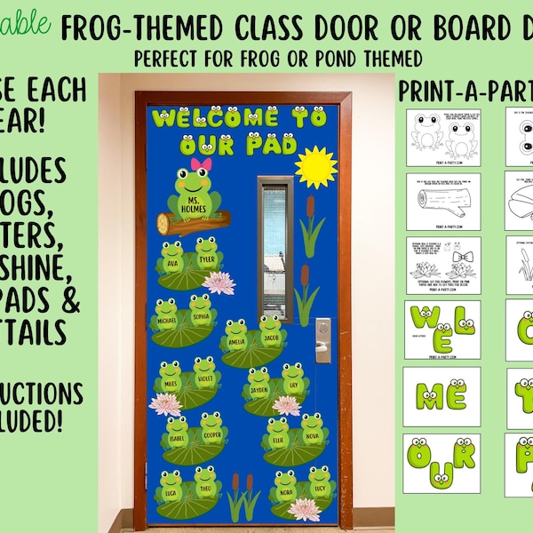 Frog Classroom - Etsy