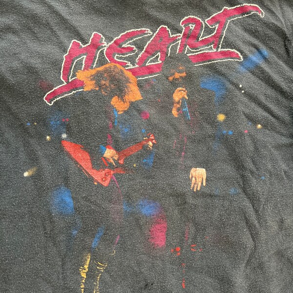 Vintage Heart band T-Shirt. 1980's