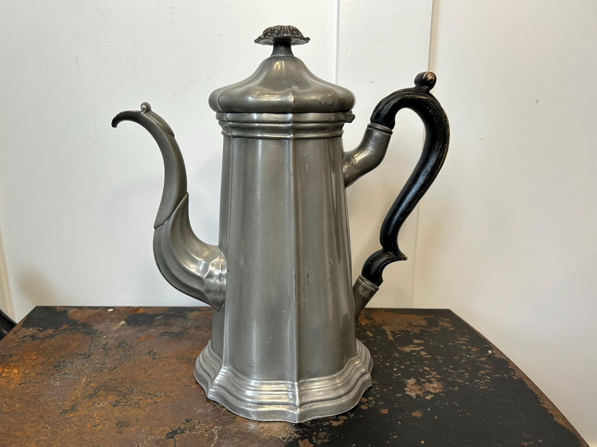 Sheffield Pewter Teapot - Etsy