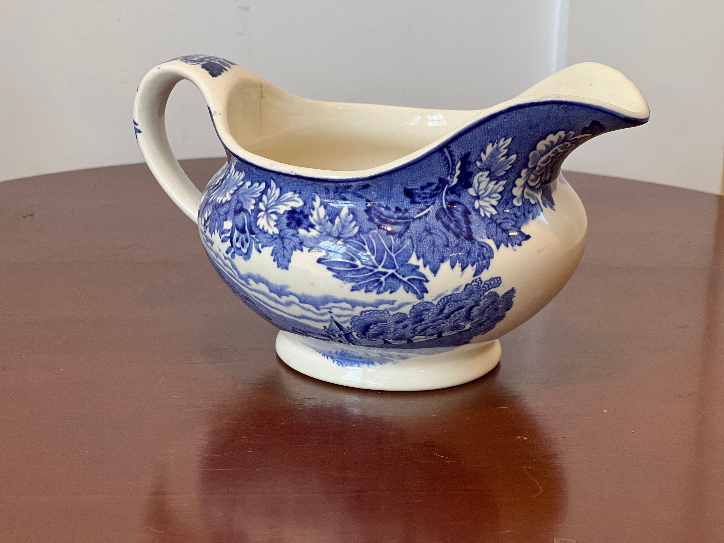 Vintage Woods Ware Enoch Wood's English Scenery Blue and White