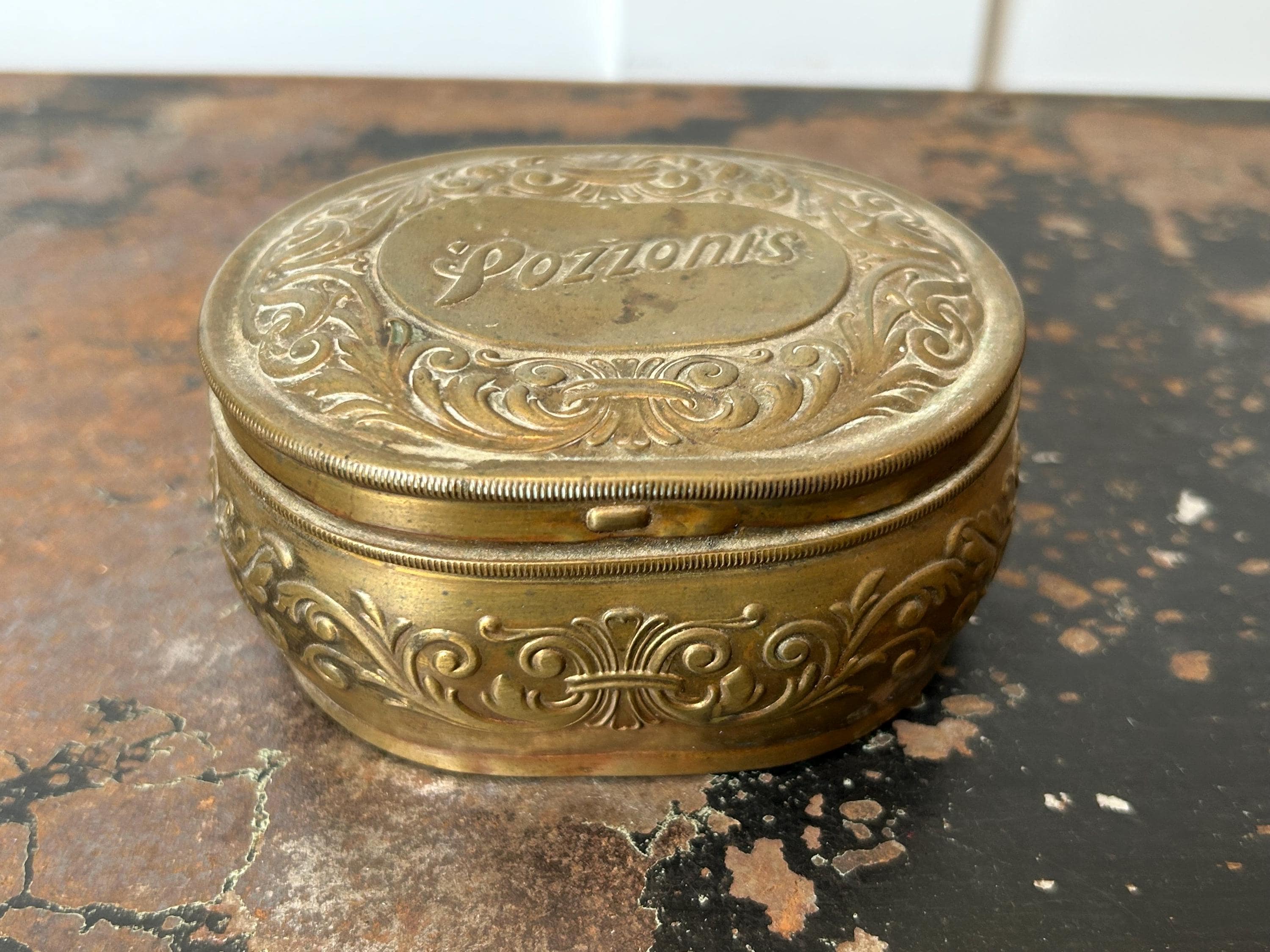 Trinket Box Victorian Gold - Etsy
