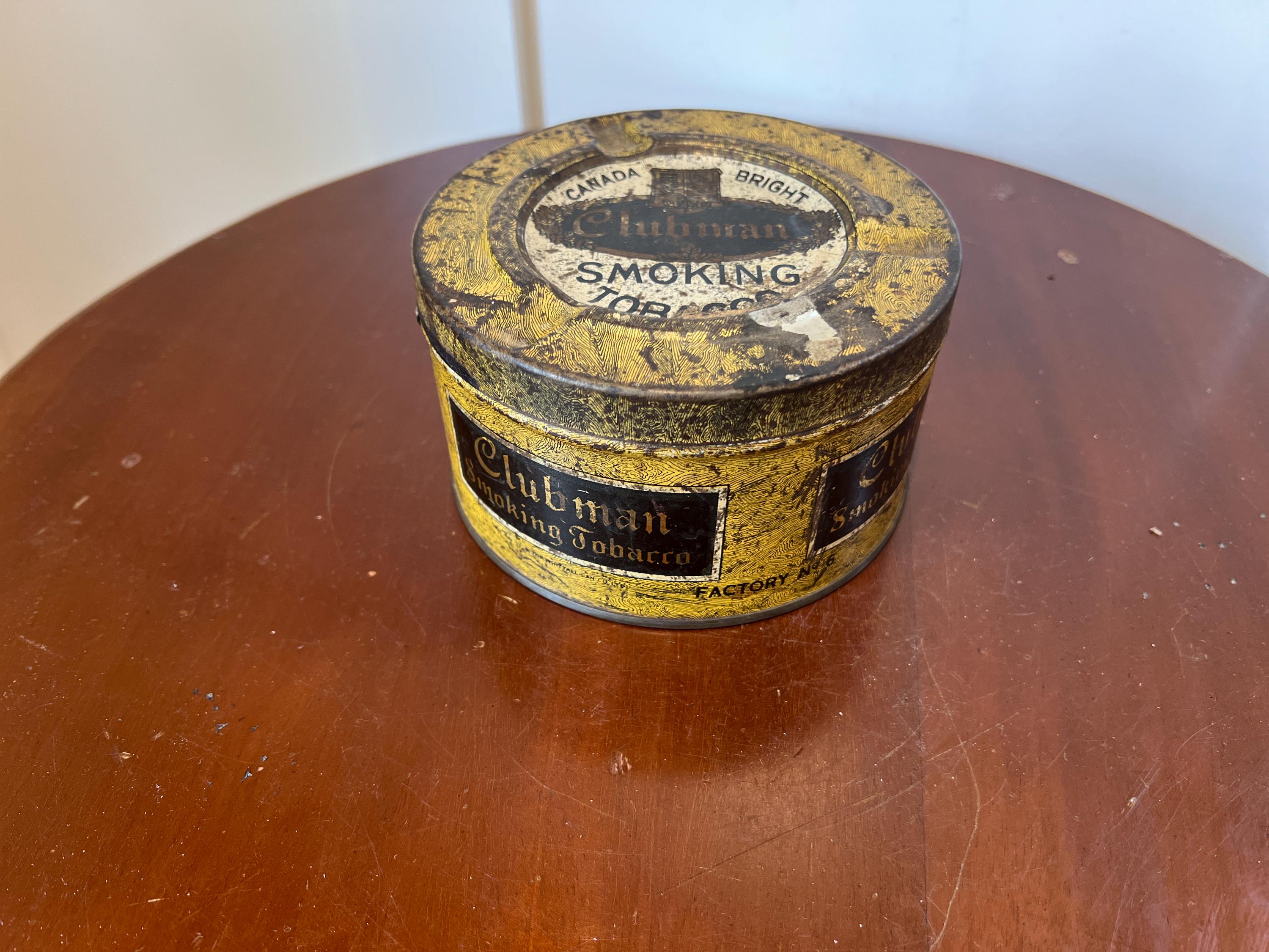 Canada Tobacco Tin