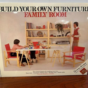 Vintage Build Your Own Furniture: Family Room by Terence Conran - Book and Templates