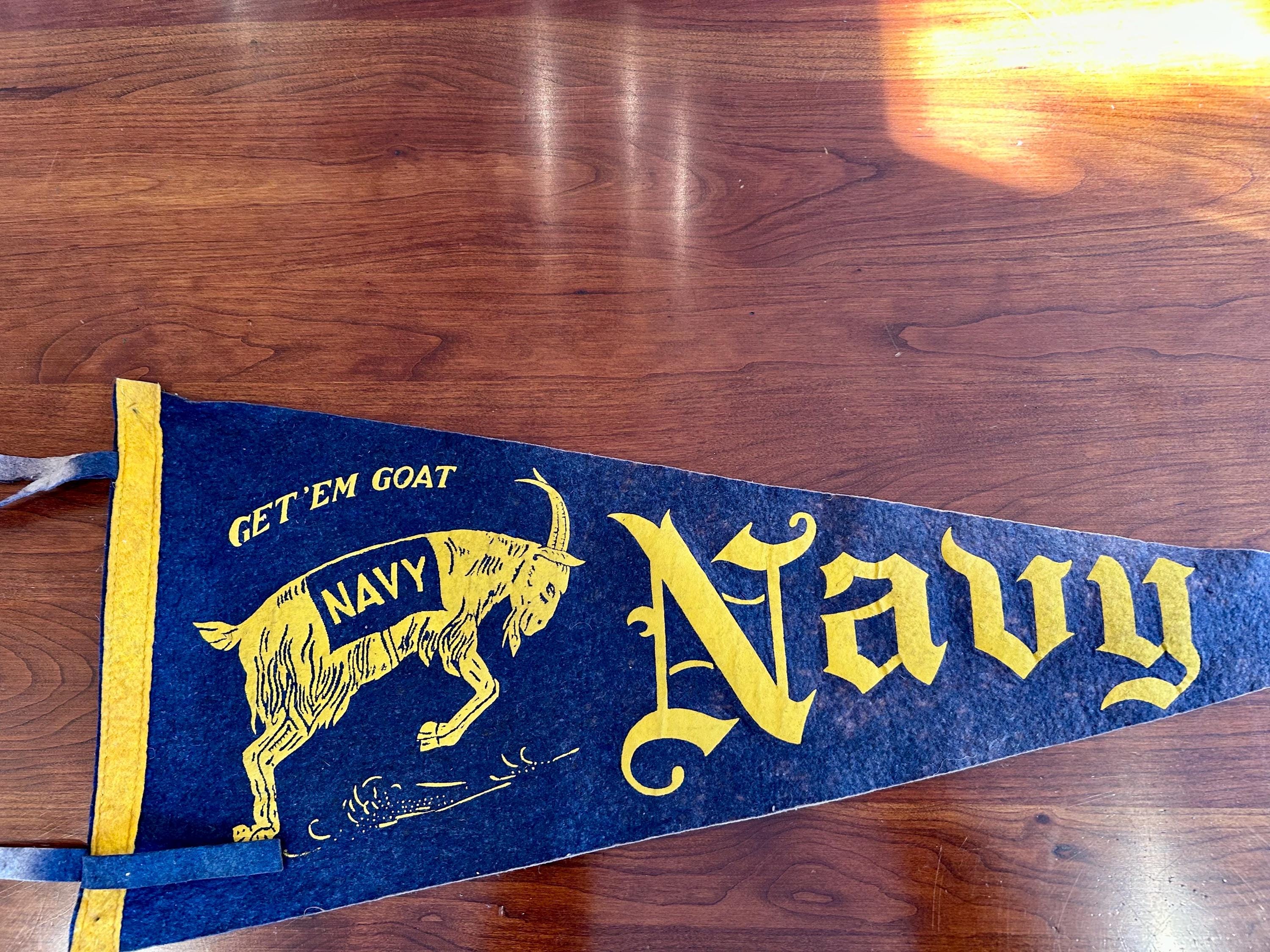 60s~ Vintage We Got Navy's Goat スウェット Vintage Navy Goat - Etsy