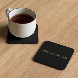 Fourth Wing Cork-back coaster