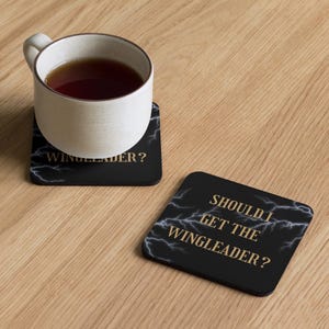 Tairn Quote Cork-back coaster