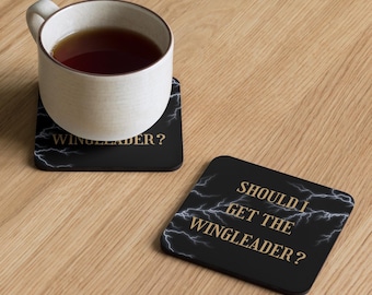 Tairn Quote Cork-back coaster