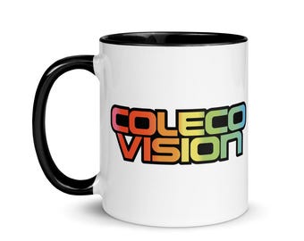Taza ColecoVision con color en el interior