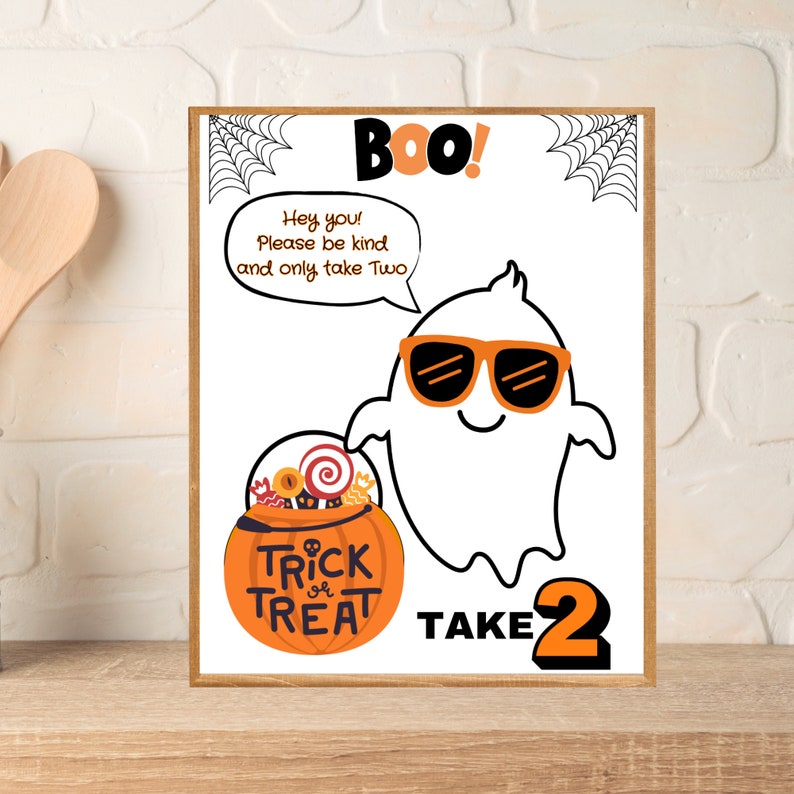 Halloween Candy Sign,