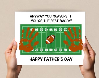 Father's Day Handprint Craft, Preschool Activity, Toddler Handprint, Handprint Art Keepsake, DIY Father's Day Gift, fun preschool activity