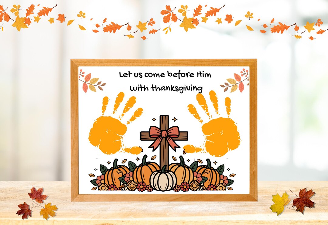 Christian Thanksgiving Handprint Craft, Jesus Handprint Craft ...
