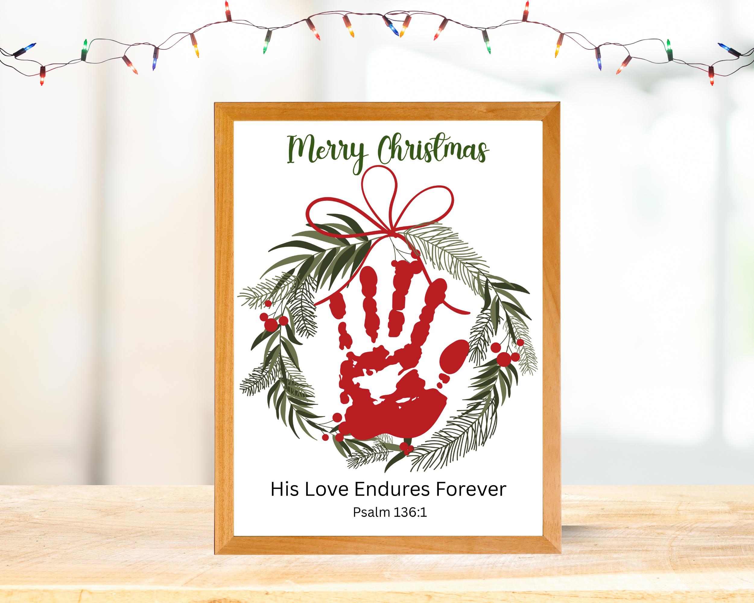 Advent Handprint Craft, Christmas Handprint Craft, Sunday School…