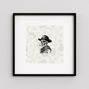 Set of 3 Western Halloween Prints 8x8 (Digital Download)