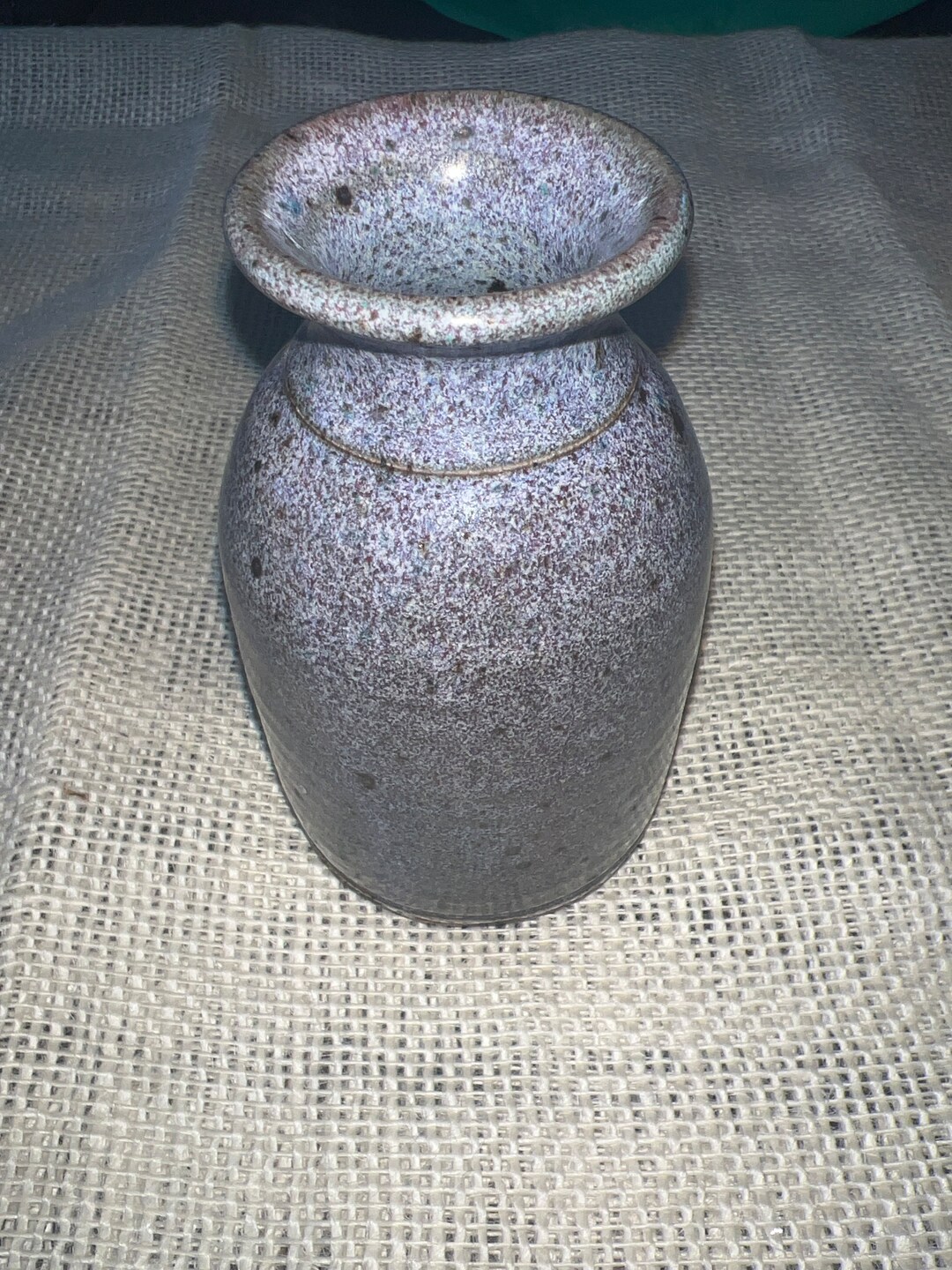 Vintage Artist Signed Studio Art Pottery Blue and Tan Vase - Etsy