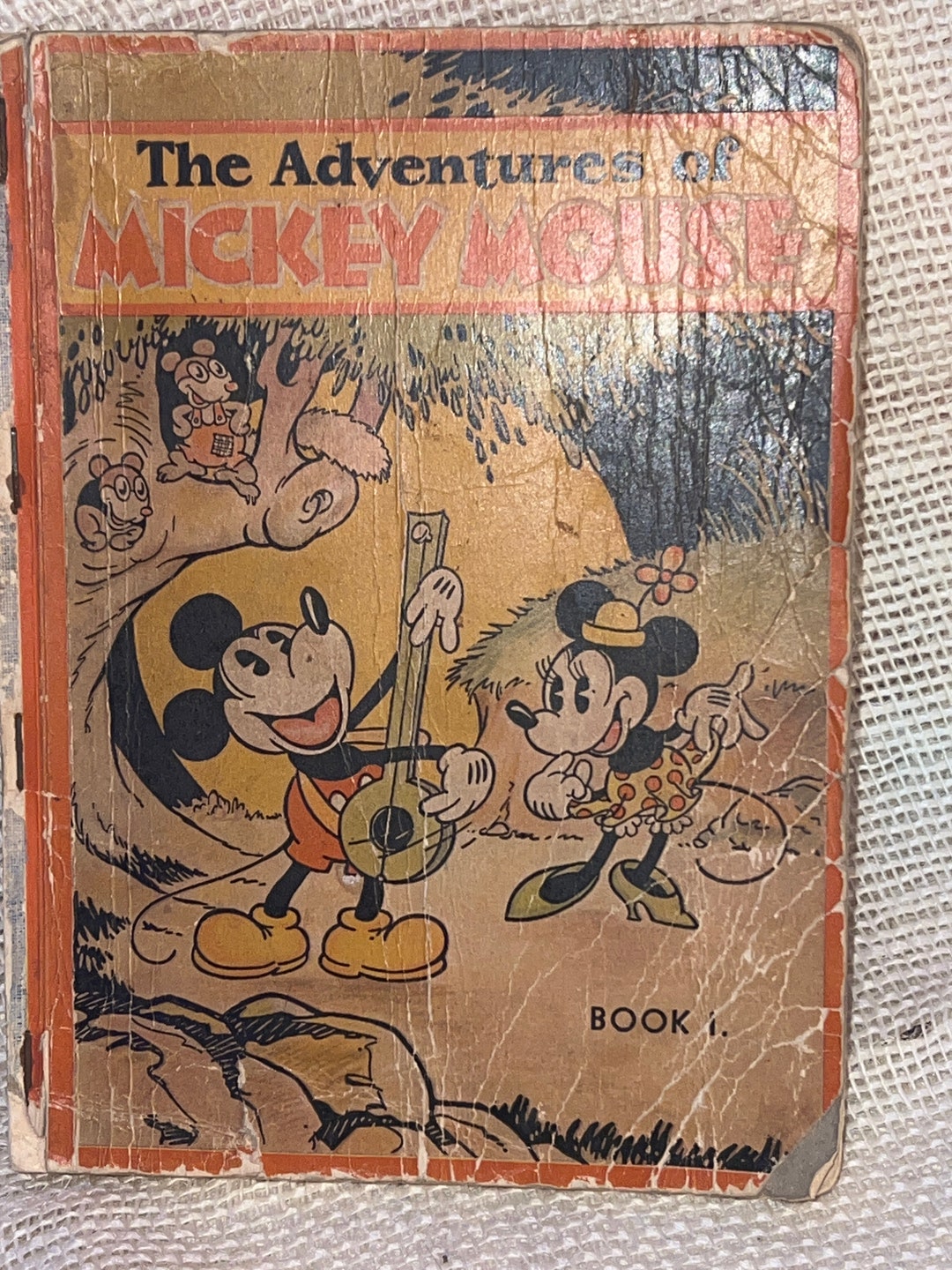 1931 the Adventures of Mickey Mouse: Book 1, Rar1931 Vintage 1st