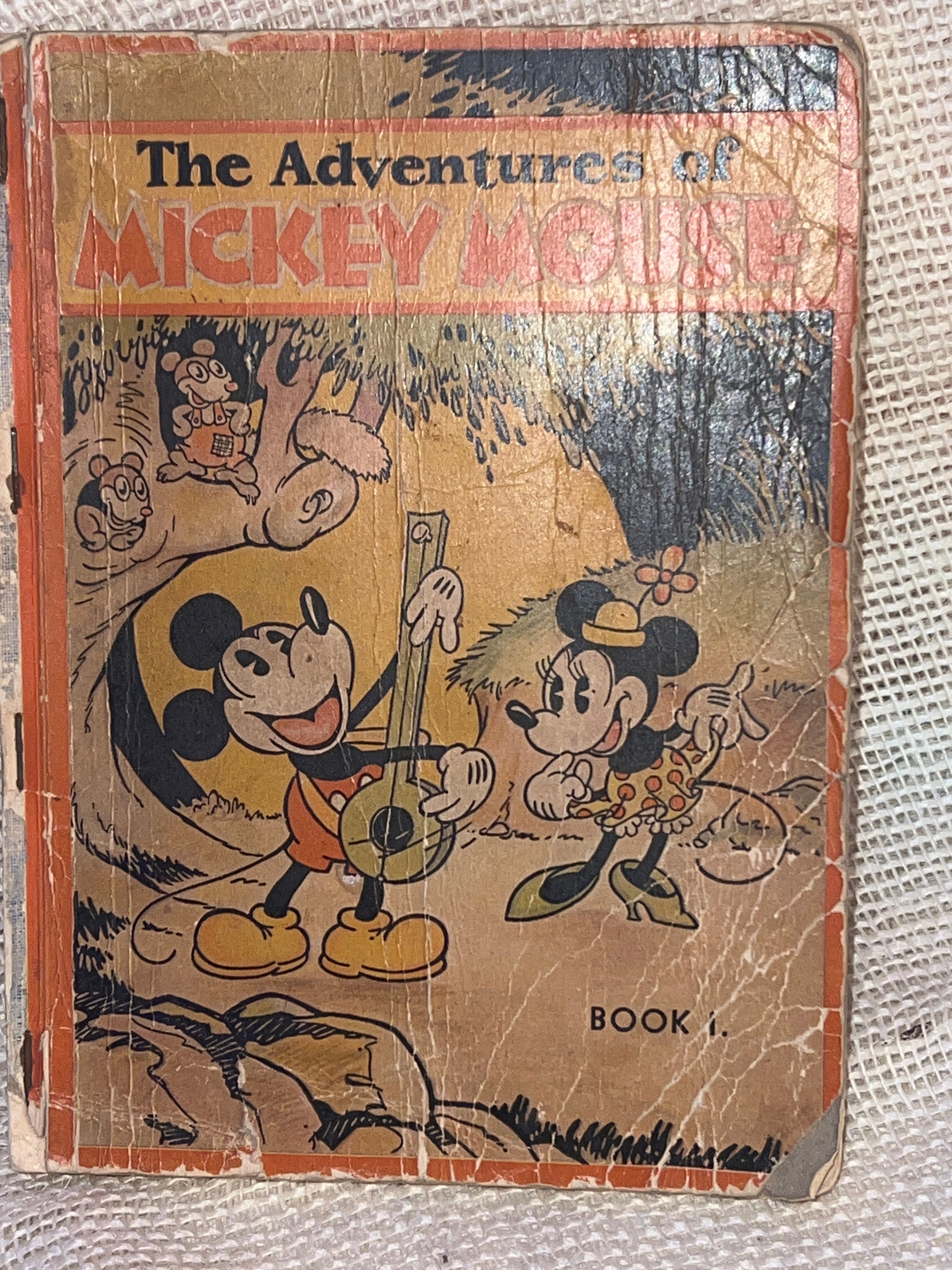 1931 the Adventures of Mickey Mouse: Book 1, Rar1931 Vintage 1st