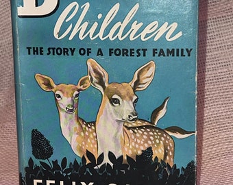 Vintage Bambi Hardcover Book by Felix Salten 1939