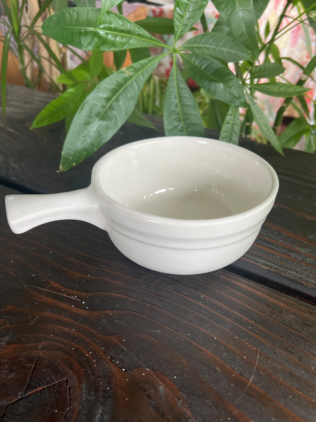 Vintage Porcelain Soup Bowl Roseville Ohio Pottery Stamped Etsy