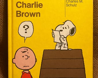 Charlie Brown Vintage THOMPSON is in TROUBLE Charles m. Schulz 1973 Book Collector Snoopy and Gang