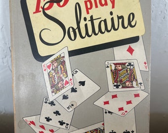 Mid Century 150 Ways To Play Solitaire paperback book from 1950