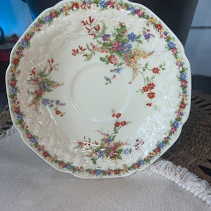 Vintage Replacement Bread & Butter Plate Crown Ducal Made in England