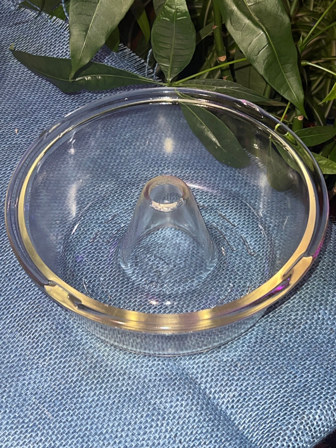 Vintage Glasbake Brand Clear Glass Tube Bundt Cake Pan OR Etsy