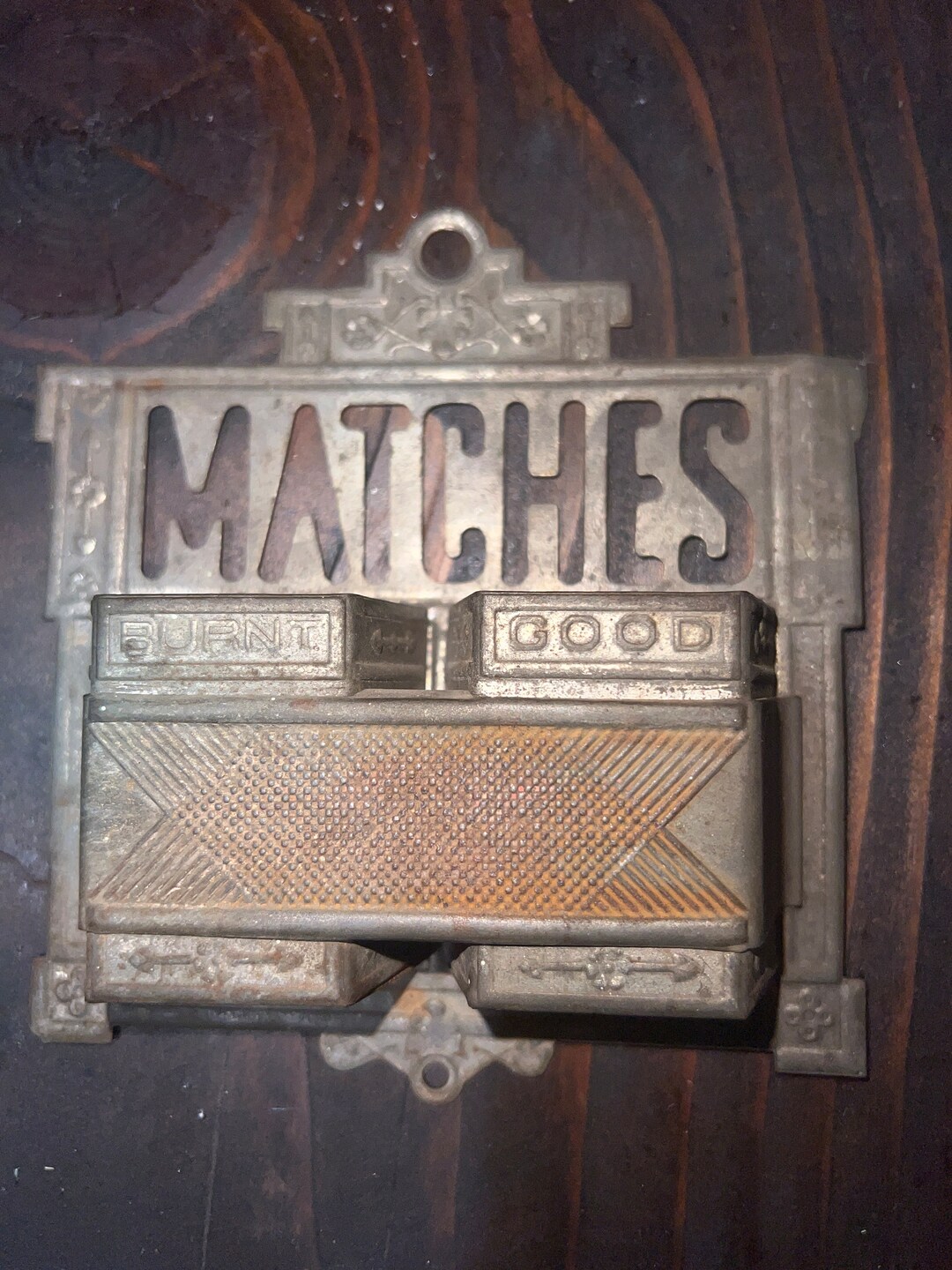 Vintage Match Holder With Striker Great Condition Hard to Find Etsy