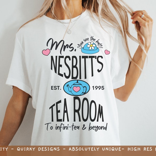 Mrs Nesbitt Tea Room - Story Toy - buzz - Vintage Parks - PNG - SVG - JPG - Digital Download - Inspired Design - Shirt Digital - Mouse Ears