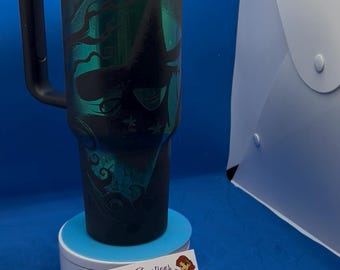 40 oz tumbler defy gravity, wicked, elphaba, witch