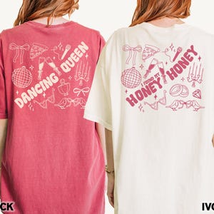 Mamma Mia Honey Honey Doodle Bachelorette Shirt, Custom Disco Bach Trip Comfort Color Tee, Matching Bride Squad Tshirt, Dance Bridal Shower