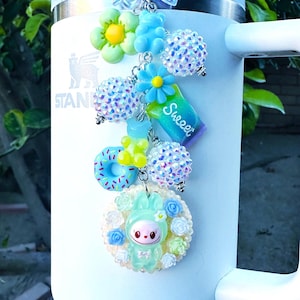 La Bubu Keychain/ Tumbler Straw Topper Accessory/ Stanley Cup Charm/ Handbag/ Backpack Accessories