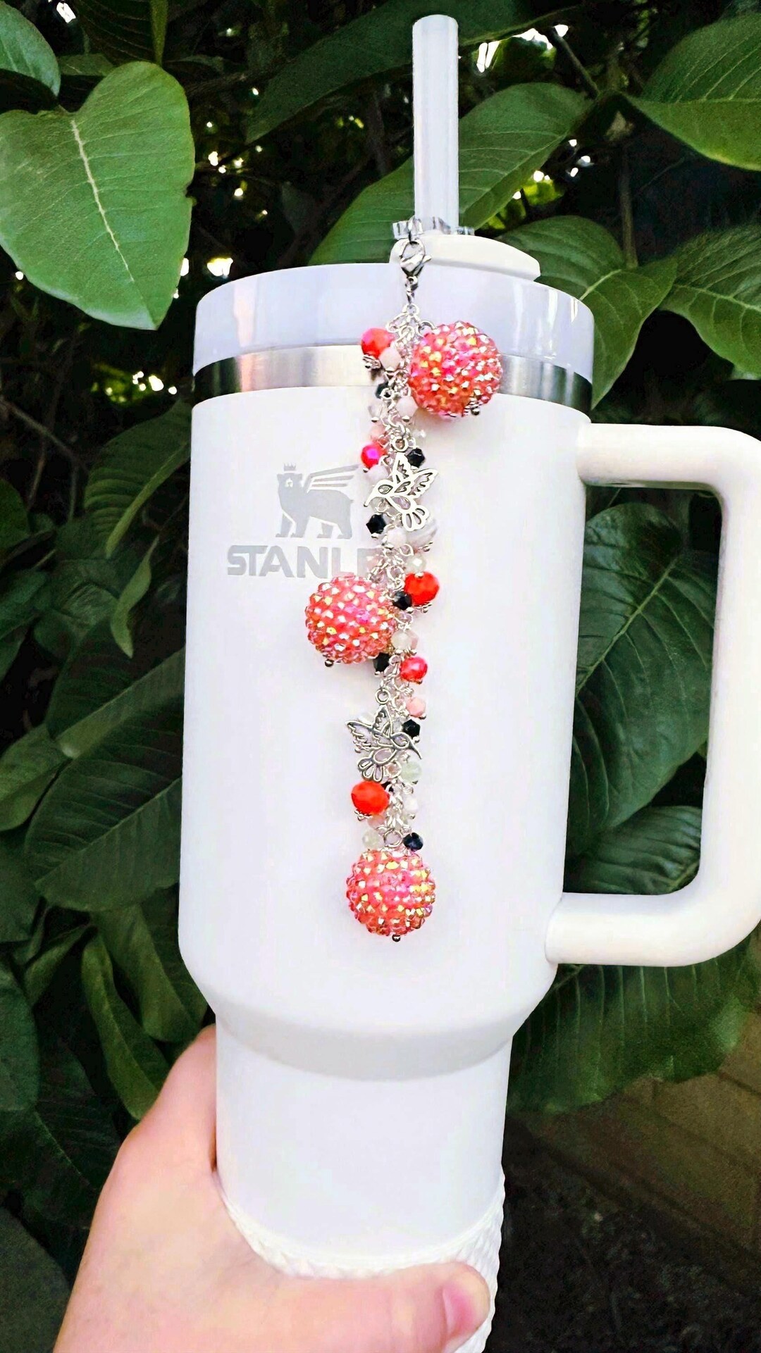 Straw Accessory Beaded Straw Accessory, Tumbler Cup Charm - Etsy