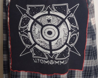 Ufommamut flannel shirt | Battle Flannel | Made in Asheville, NC | one of a kind | ready to ship | stoner metal | gift for music fans