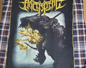 battle flannel | handcrafted flannel shirt | Archspire | ready to ship