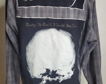 Ministry Flannel shirt | Battle Flannel | hand crafted | ready to ship