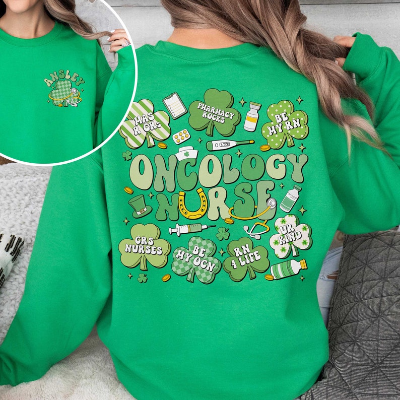 St Patrick's Day Oncology Nurse Shirt, Heme Onc Nurse Shirt, Hematology ...