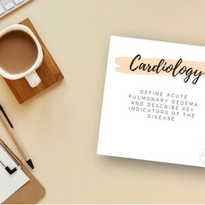 Cardiology Palm Cards