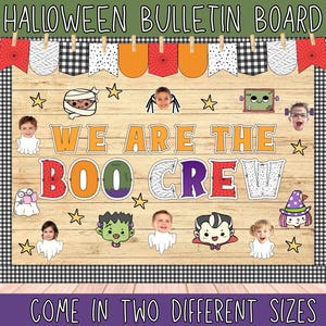Halloween Pinnwand | Boo Crew Geister | Klassenzimmer Tür Inklusion Dekor